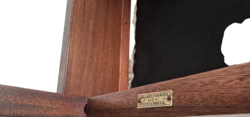 Art Deco Modernist Stool by J.A. Muntendam for L.O.V. Oosterbeek, 1920s